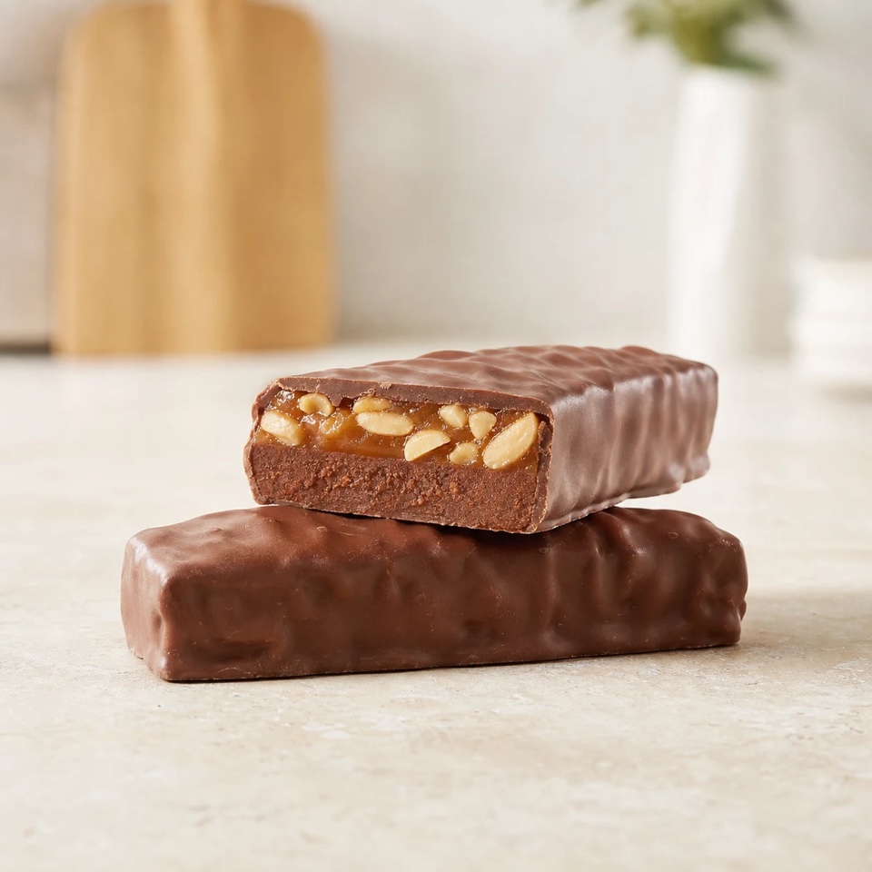 Produktdarstellung für Vegan Candy Bar Salted Peanut-Caramel