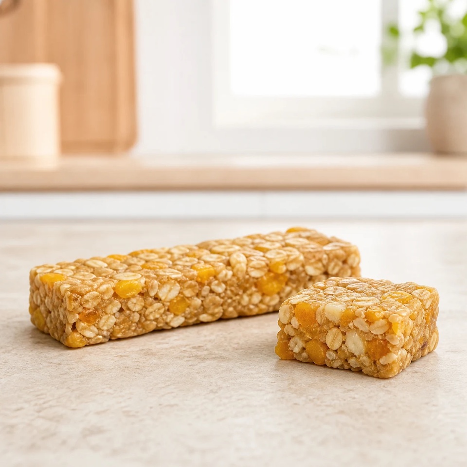 Produktdarstellung für Hafer-Riegel Mango