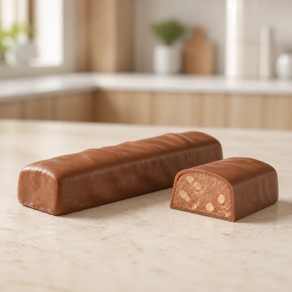 Produktdarstellung für Nougat-Mandel-Riegel