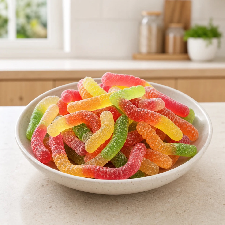 Produktdarstellung für Bio Saure Würmer ohne Gelatine