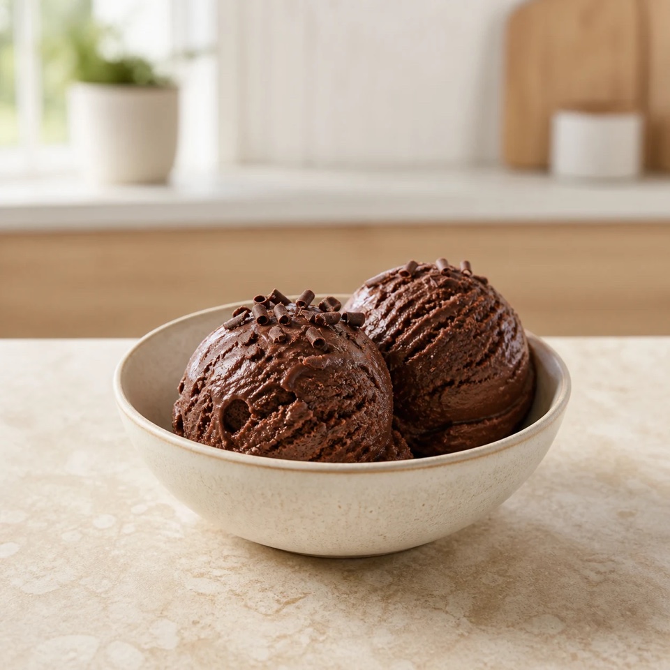 Produktdarstellung für High Protein Eis Double Chocolate